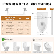 Load image into Gallery viewer, Toilet Safety Rails for Seniors, Super Heavy Duty Handicap Toilet Rails with Foldable Handles, Toilet Safety Frame Rails with Arms for Disabled Pregnant, Toilet Assistance for Elderly
