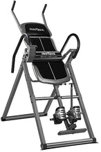 Load image into Gallery viewer, Innova ITX1200A Inversion Table with Adjustable Stretch Bars for Optimal Slope Inversion and Full Body Stretch, Silver/Black
