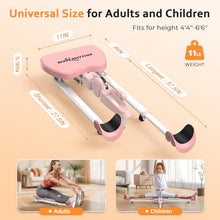 Load image into Gallery viewer, BODY RHYTHM Leg Stretcher - Split Machine for Leg Stretching - Flexibility Stretching Equipment - Ballet, Yoga, Dance, Martial Arts, MMA - Home Yoga Gym Fitness (Pink)
