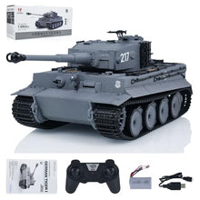 Load image into Gallery viewer, TOUCAN RC HOBBY 1/24 RC Battle Tank Tiger I Remote Control Military Tanks Infrared Combat Adult Toys for Adult Mini RC Tiger I
