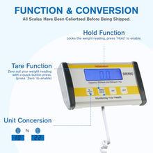 Load image into Gallery viewer, Medical Floor Scale, Digital Physician Scale with BMI, 550 lb/250 kg Capacity, Low-Profile Heavy Duty Bariatric Scale with Anti-Slip Rubber Mat (DR550B)
