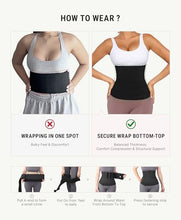 Load image into Gallery viewer, FeelinGirl Waist Trainer for Women Bandage Wrap Trimmer Belt Long Torso Tummy Wraps
