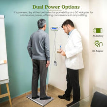Load image into Gallery viewer, Extra Wide Medical Physician Scale - 440 lb/200 kg Capacity, High Accuracy Digital Display, Heavy Duty Portable Body Weight Scale for Home, Office, Hospital, Gym &amp; Bariatric Use
