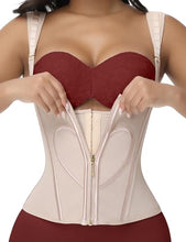 Load image into Gallery viewer, SHAPSHE Waist Trainer for Women, Tummy Control Sports Girdle, Tan-heart Shape - XL
