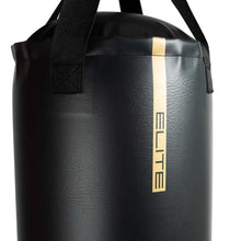 Load image into Gallery viewer, Everlast Elite 2 Nevatear Heavy Punching Bag Home Gym Equipment with Dual Hanging Strap and Swivel Mount for Boxing and Martial Arts Training, Black
