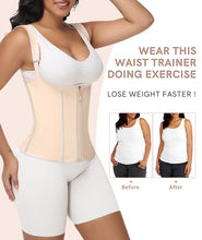 Load image into Gallery viewer, Figninget Waist Trainer Corset For Women,Tummy Control Sports Girdle-Beige XL
