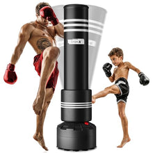 Load image into Gallery viewer, Dripex Freestanding Punching Bag, Heavy Punch Bag with Stand for Adults Teens, Men Standing Kickboxing Bag with Foam Protector, Suction Cup Base for Home Gym Office MMA Boxing Training
