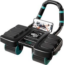 Load image into Gallery viewer, 2025 New Ab Wheel Roller with Elbow Support - Automatic Rebound Abdominal Wheel Roller(Black)
