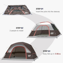 Load image into Gallery viewer, CAMPROS CP Tents for Camping 2/4/6 Person, Waterproof Windproof Dome Tent
