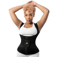 Load image into Gallery viewer, HOT SHAPERS Cami Hot Waist Cincher with Waist Trainer – Hourglass Essentials-Black
