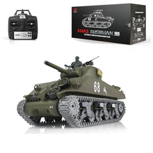Load image into Gallery viewer, Heng Long US in Stock, 1/16 Customized Pro Version 7.0 M4A3 Sherman RC Tank 3898 Barrel Retractable Idle Smoking
