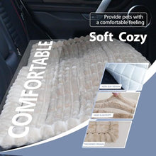 Load image into Gallery viewer, Dog Car Seat Waterproof Bed Cover Non-Slip Car Back Seat Soft and Comfortabl Pet Bed Mat Car Blanket for Travel Backseat Extender Seat Covers Dog Bed for Cars Trucks and SUVs (Brown Cover 23.6” x 51”)
