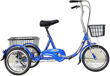 Load image into Gallery viewer, Adult Tricycle - 3 Wheel Bikes for Adults Shopping Adult Tricycles 1 Speed, Adult Trikes 16 Inch 3 Wheel Bikes
