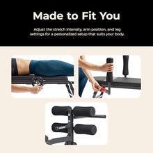 Load image into Gallery viewer, Sunny Health &amp; Fitness No-Hang Traction &amp; Stretch Decompression Table for Back Pain Relief, Adjustable Stretch Bench, 400 LB Capacity
