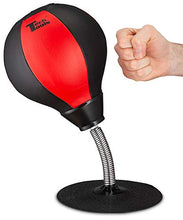 Load image into Gallery viewer, Tech Tools Stress Buster Desktop Punching Bag - Suctions to Your Desk, White Elephant Gifts for Coworker Men and Women, Heavy Duty Stress Relief Ball, Gag Gifts Funny Desk Accessories
