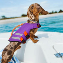 Load image into Gallery viewer, LeLePet Dog Life Jacket, High Flotation Swim Vest for Dogs XS Purple
