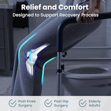 Load image into Gallery viewer, Adjustable Toilet Safety Frame &amp; Rails, Toilet Safety Rail for Elderly Adults, Toilet Handles for Seniors
