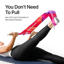 Load image into Gallery viewer, CastleFlexx Mobility and Full Body Strengthening Device | Non-Elastic Stretch Strap with Natural Premium Cork Handles for Stretching, Exercise, Physical Therapy, and Yoga

