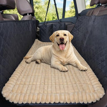 Load image into Gallery viewer, CoSofSLIP Dog Car Seat Cover 2 Piece Seat Waterproof Hammock and Brown Cover,Scratch Proof Nonslip Back Seat Pet Bed Mat for Travel Durable Soft Back Seat Covers for Cars Trucks and SUVs
