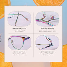 Load image into Gallery viewer, DOERAYMI Blue Blockers Glasses for Women, Bluelight Glasses with Cat Eye Frame for Style, Comfort, Eye Strain Relief (Cat Eye, Green)
