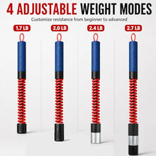 Load image into Gallery viewer, Adjustable Weighted Ropeless Battle Rope, Progressive Weight Training for Home &amp; Small Spaces, Light Weight for Fast Cardio, Heavy for HIIT Challenge, Beginner, Home Gym, Activate Training State
