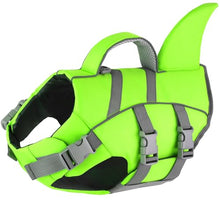Load image into Gallery viewer, Dogcheer Dog Shark Life Jacket with Handle, Reflective High Buoyancy Swim Jacket for Small, Medium &amp; Large Dogs, Perfect for Swimming, Boating, Paddleboarding, Surfing - Green,XL
