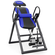 Load image into Gallery viewer, YOLEO Inversion Table for Back Pain 2026 Foldable Inversion Table w/Removable Lumbar Pad, Reversible Ankle Holders, Easy Assembly
