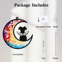 Load image into Gallery viewer, Tubuui Dog Memorial Suncatcher, Dog Memorial Gifts for Loss of Dogs, Custom with Name Date Pet Sympathy Gifts for Grief Puppy Lovers, Personalized Pet Remembrance Ornaments for Window Hanging
