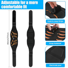 Load image into Gallery viewer, JUMPER Electronic Muscle Stimulator, ABS Stimulator, Ab Toning Belt Muscle Toner, Fitness Strength Training Workout Equipment for Men Women Black
