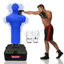Load image into Gallery viewer, Punching Dummy, Durable Silicone Punching Bag with Large Stable Base for Adults &amp; Kids, Freestanding Training Target for Boxing, Taekwondo, MMA, Home Gym(Blue)
