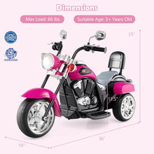 Load image into Gallery viewer, Costzon Kids Motorcycle, 6V Battery Powered Ride on Chopper Motorcycle w/Horn, Headlight
