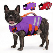 Load image into Gallery viewer, LeLePet Dog Life Jacket, High Flotation Swim Vest for Dogs XS Purple
