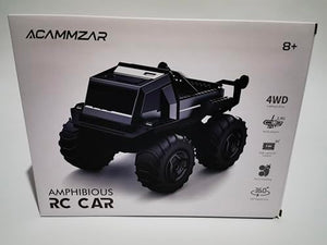 Amphibious Remote Control Car for Kids, 1:16 RC Trucks 4WD Offroad All Terrain, DIY Pick-up Toys Waterproof Monster Truck,60Mins+ Play Time