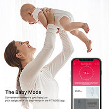 Load image into Gallery viewer, FITINDEX Scale with BMI, Body Fat, Muscle Mass, Smart Scale for Body Weight, Bluetooth, Digital, Sync with App, User Health Equipment
