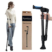 Load image into Gallery viewer, FlexiCrutch for Adult (x1 Unit, Open Cuff) - Red Dot Design Award Winner, Portable Mobility Aid for Seniors, Post-Surgery, Injury Recovery
