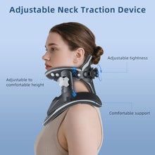 Load image into Gallery viewer, Holniva Neck Stretcher Cervical Traction, Adjustable Cervical Neck Traction Device, Neck Braces for Neck Pain and Support, Ergonomic Design - FSA Eligible/HSA Eligible
