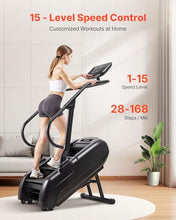 Load image into Gallery viewer, VEVOR Stair Stepper Machine, LED Screen Continuous Climbing Machines, Max Load 330 Lbs Stepping Climber for Home, 15 Speed Levels 28-168 Steps/Minute Stepmill Exercise for Cardio Lower Body
