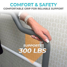Load image into Gallery viewer, Stander Wonder Toilet Safety Rails for Seniors, Adjustable Detachable Toilet Frame with Padded Handles for Elderly Adults, Foldable Handicap Support Rail with Footrest, Fits Any Toilets
