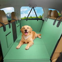 Load image into Gallery viewer, JKLESA Hard Bottom Dog Car Seat Cover, 52"×65", Waterproof PU Leather
