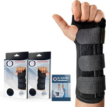 Load image into Gallery viewer, Doctor Developed Carpal Tunnel Wrist Brace for Night Support - Wrist Brace for Carpal Tunnel with Wrist Splint - Sleep Brace for Sprained Wrist - F.D.A Medical Device &amp; Handbook (Right Hand)
