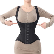 Load image into Gallery viewer, MISTHIN Waist Trainer for Women Corset Shapewear Tummy Control Vest  (Black, Small)
