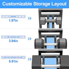 Load image into Gallery viewer, 3 Tier Adjustable Dumbbell Rack - Heavy-Duty 450LB Capacity Weight Storage Stand for Dumbbells (Rack Only)
