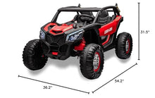 Load image into Gallery viewer, 24V Kids Ride On Utv Car, Two Seater, Electric Car for Kids with 4WD 300W Motors Powerful Electric Vehicle w/Remote Control
