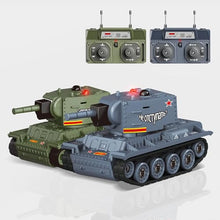 Load image into Gallery viewer, BRRRRT 1/64 RC Battle Tank Set,Remote Control Military Vehicles with Infrared Shoot,RC Tank That Shoots
