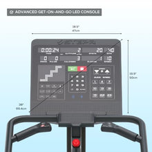 Load image into Gallery viewer, STEPR PRO Classic Stair Master with LED Touchscreen, Commercial Grade Stairmaster Machine for Home, 190 Steps/Min, Resistance Band Attachments, 400 lb Capacity
