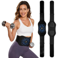 Load image into Gallery viewer, Ruszoaer FDA Cleared ABS Stimulator Muscle Toner, Ab Machine, Portable Abdominal Belt, Electronic Pulse Massager, Home Office Fitness Belt Workout Equipment (Blue)
