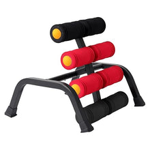 Load image into Gallery viewer, ISMIER Mini Inversion Table for Back Pain Relief, Foldable Back Stretcher with Massage Roller, 400LB Capacity Ab Machine
