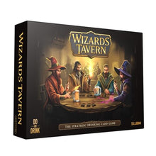 Load image into Gallery viewer, Do or Drink Wizards Tavern Strategy Drinking Card Game for Adults 21+ – Chaotic Fantasy Party Game with Spells, Dice &amp; Coasters | 2–8 Players, 170 Cards, Fun Party D&amp;D Themed Game for Hangouts
