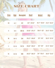 Load image into Gallery viewer, DOCUMO Girls Rash Guard Swimsuit 2-Piece Short Sleeve Colorblock Quick Dry Bathing Suit UPF 50+ Beach Swimwear Size 6-15Y (Smile# Hot Pink, Medium)
