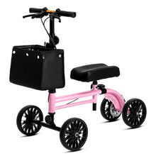 Load image into Gallery viewer, VitaSophy Knee Scooter with Disc Brake, Steerable Knee Walker for Adults,Foldable Rover Scooter for Broken Foot Injured Leg Crutch

